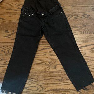 River Island Size 10 Black Maternity Jeans